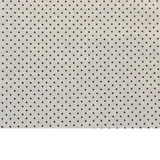 Tissu Coton Motif À Pois De 2Mm Gris Anthracite Sur Fond