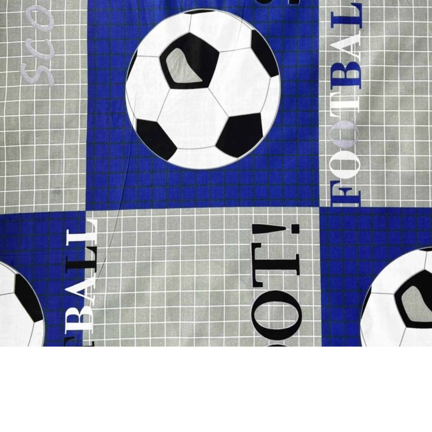 Tissu Coton Motif Football