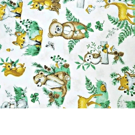 Tissu Coton Motif Animaux