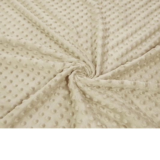 Tissu Minky Beige Sable