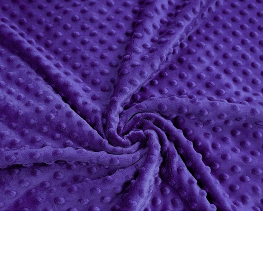 Tissu Minky Violet Passion