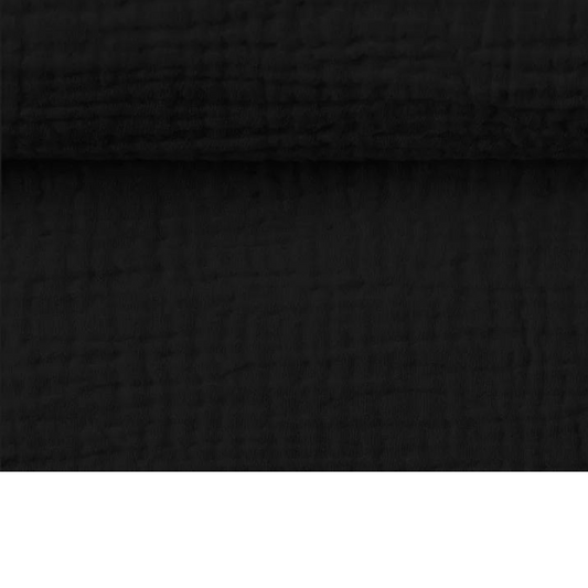 Tissu Double Gaze noir