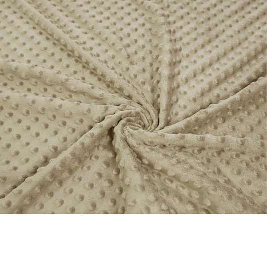 Tissu Minky Beige