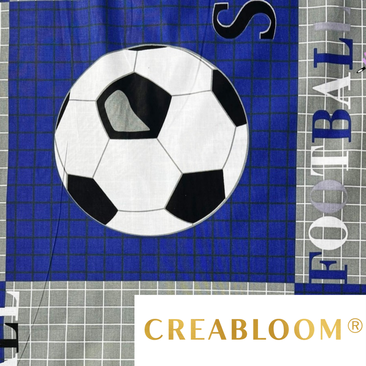 Tissu Coton Motif Football