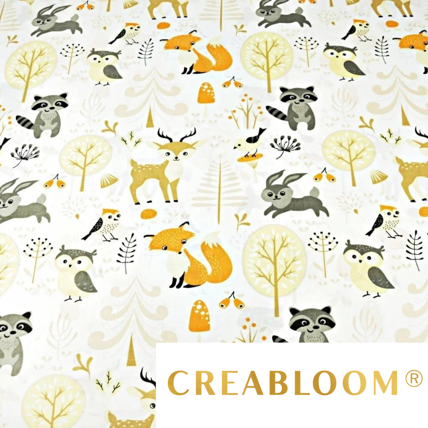 Tissu Coton Motif Animaux