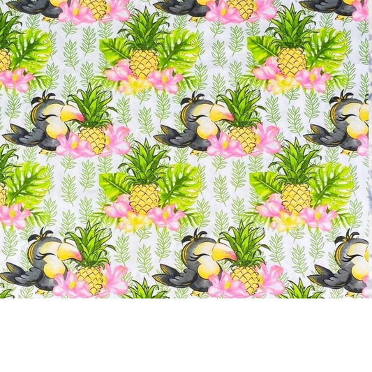 Tissu Coton Motif Toucans