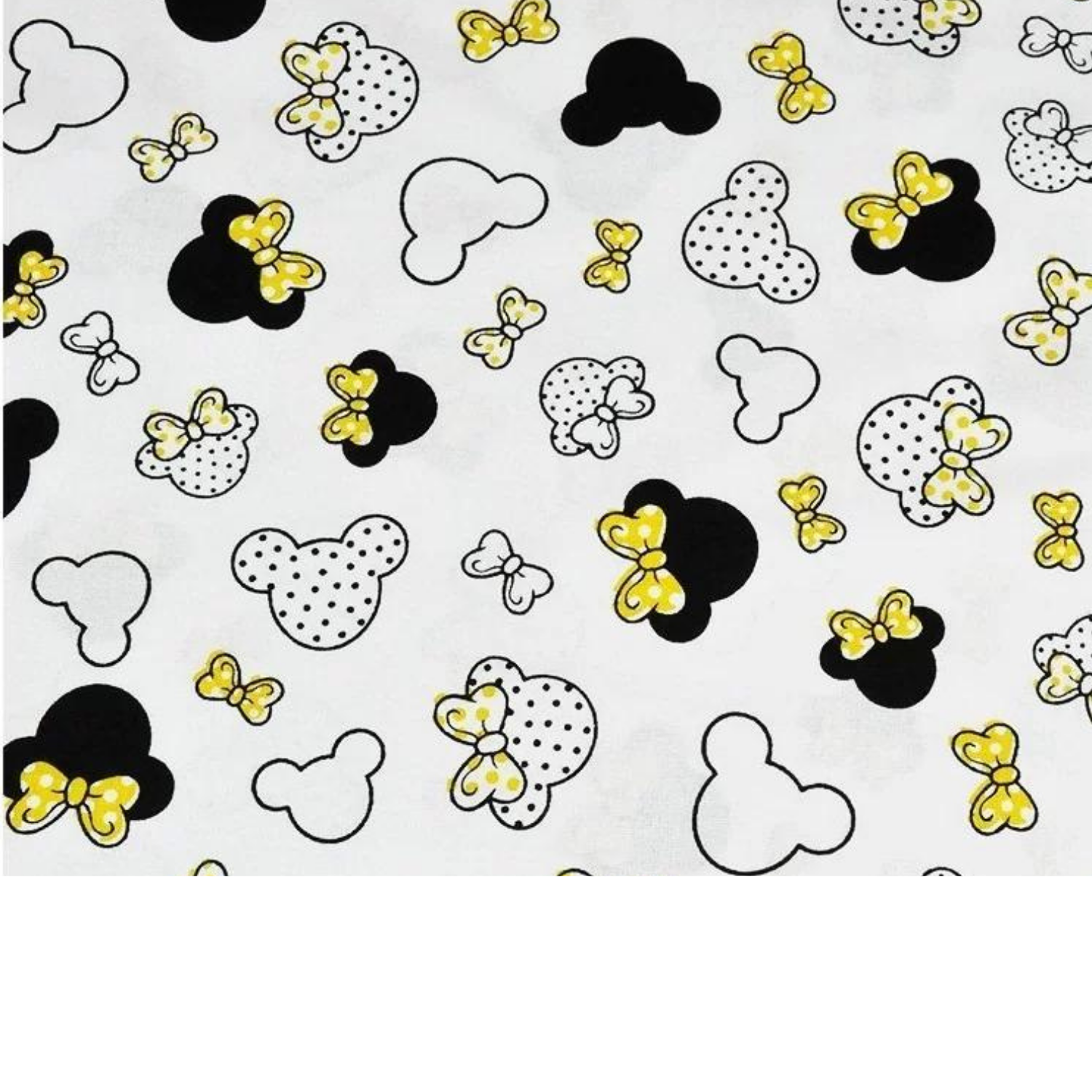 Tissu Coton Motif Souris