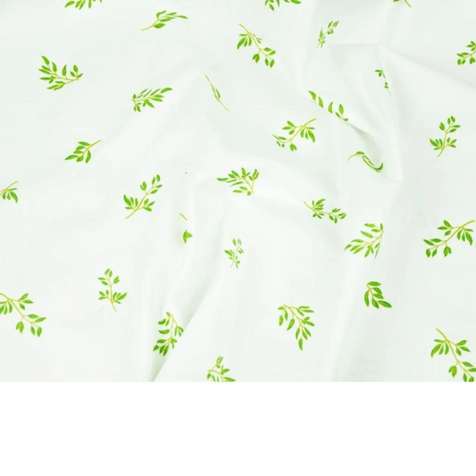 Tissu Coton Motif Plantes