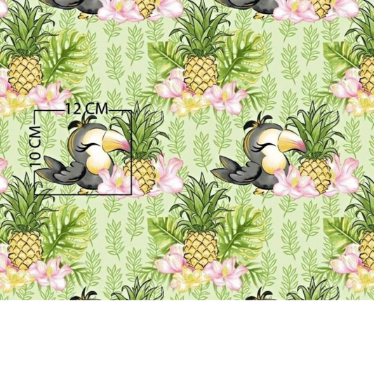 Tissu Coton Motif Toucans