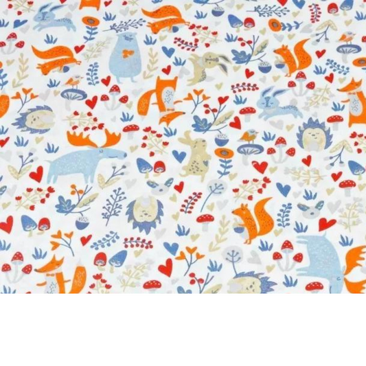 Tissu Coton Motif Animaux