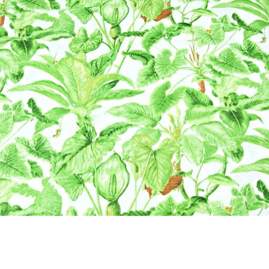 Tissu Coton Motif Plantes